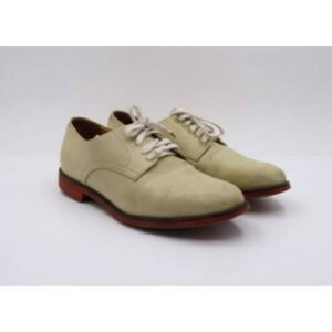 Cole Haan Vintage Cream Leather Oxford Shoes Mens 9.5 Brown Sole